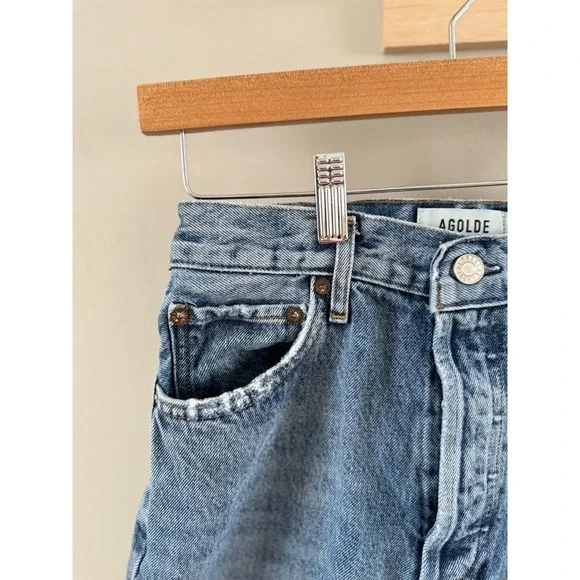 AGOLDE high-rise straight leg jeans - Picture 4 of 5